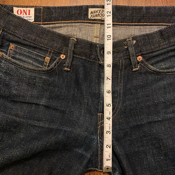 *SOLD* Rare Naked & Famous x Oni Selvedge Denim Jeans Size W32 x L32 - Picture 10 of 16